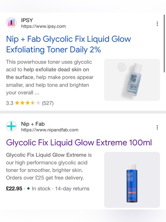 Nip + fab Other - Glycolic Fix Liquid Glow Exfoliating Toner - White